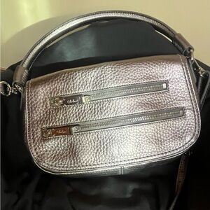 Gunmetal silver Cole Haan bag